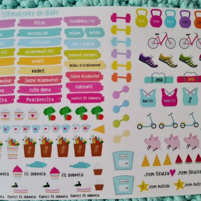 SANmolepky arch A4 (nejen) do diáře