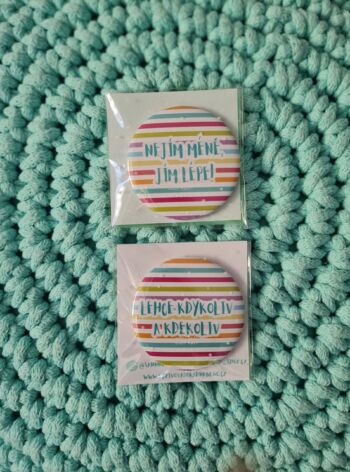 Sada 2v1: magnetka + zrcátko – proužek (56 mm)