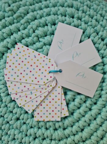 Jmenovky na dárečky (3 ks v sadě)