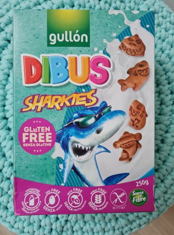 Sharkies Gluten Free Gullón 250 g – bezlepkové sušenky
