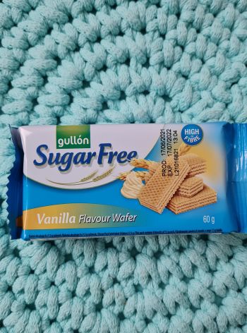 Vanilla Wafer Sugar Free 60 g – Gullón