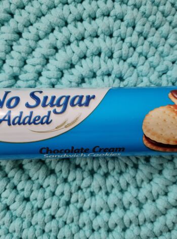 Sandwich sušenky s čokoládovou náplní Sugar Free Gullón 250 g „Disko“