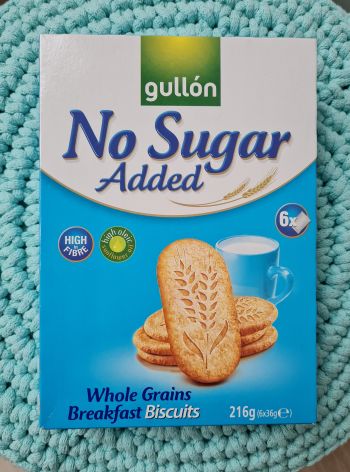 Celozrnné sušenky Breakfast Free Sugar Gullón 216 g