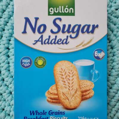 Celozrnné sušenky Breakfast Free Sugar Gullón 216 g