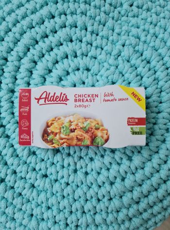 Kuřecí prsa v tomatě 2x 80 g – Aldelis