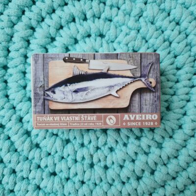 Tuňák ve vlastní šťávě 120 g – Aveiro