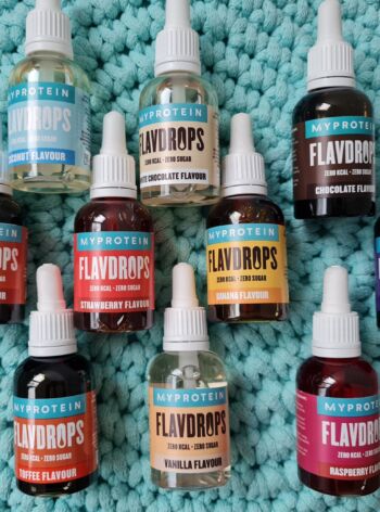 Flavdrops sladidlo na bázi sukralózy 50 ml – MyProtein (RŮZNÉ PŘÍCHUTĚ – uvnitř info)