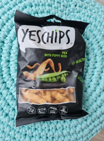 Yes chips (hrachové s mákem) 80 g