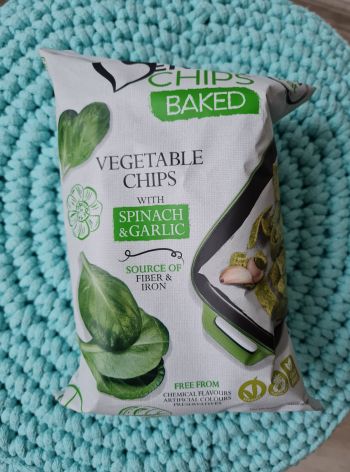 Enjoy chips baked (spinach&garlic) 40 g