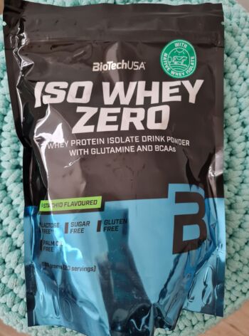 Proteinový prášek Iso Whey Zero (pistácie) 500 g – BioTechUSA