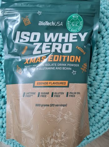 LIMITKA Proteinový prášek Iso Whey Zero (vaječný koňak) 500 g – BioTechUSA