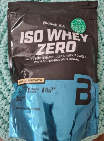 Proteinový prášek Iso Whey Zero (vanilka) 500 g – BioTechUSA