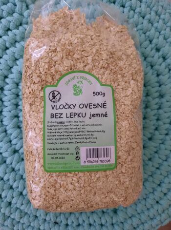 Ovesné vločky BEZ LEPKU jemné 500 g
