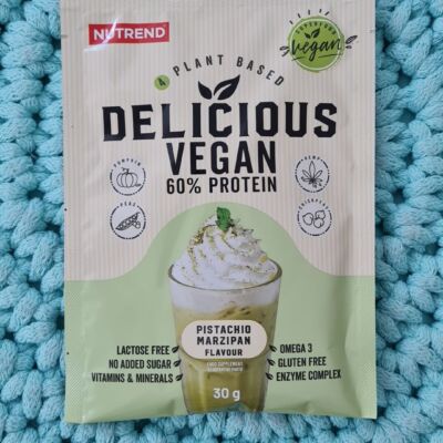 Delicious vegan protein (pistácie/marcipán) 30 g – Nutrend