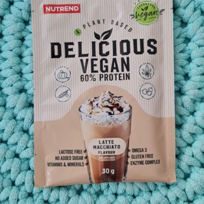 Delicious vegan protein (latte macchiato) 30 g – Nutrend