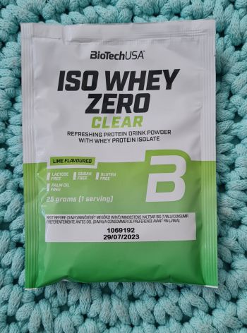 Iso whey zero protein CLEAR (lime) 25 g – BiotechUSA