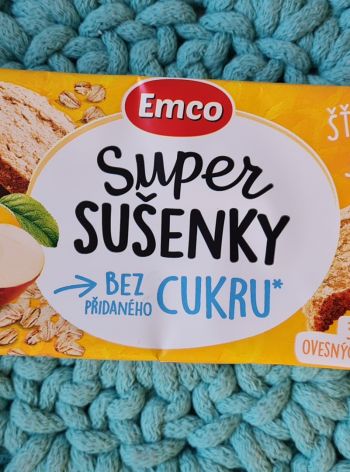 Super sušenky bez přidaného cukru JABLEČNÉ 60 g – Emco