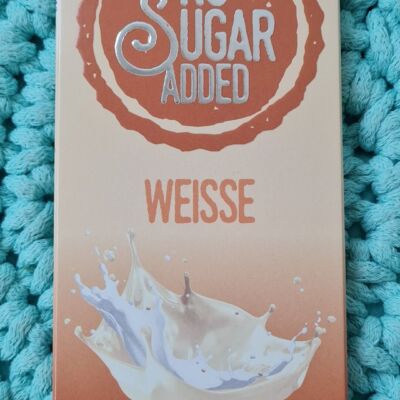 Bílá čokoláda bez přidaného cukru 80 g – Frankonia