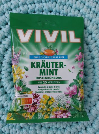 VIVIL bonbony bylinky mentol 60 g – sugar free