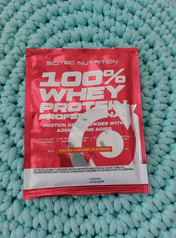 100% whey protein (slaný karamel) 30 g – Scitec Nutrition