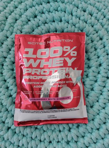 100% whey protein (jahoda&bílá čokoláda) 30 g – Scitec Nutrition