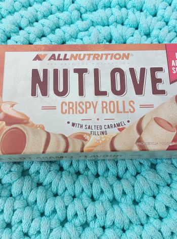 Crispy rolls (salted caramel) 140 g – AllNutrition (SLEVA! Min. trvanlivost konec května 2023)