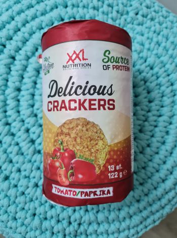 Delicious crackers bezlepkové (tomato paprika) 122 g – XXL Nutrition