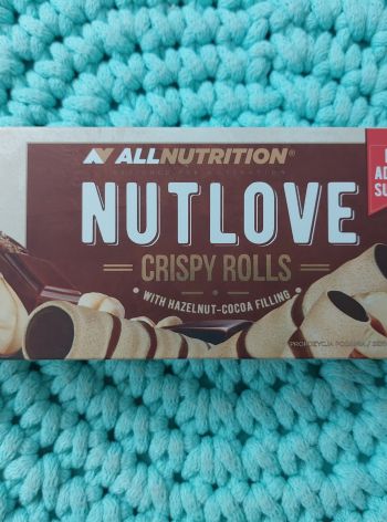 Crispy rolls (hazelnut-cacao) 140 g – AllNutrition (SLEVA! Min. trvanlivost duben 2023)