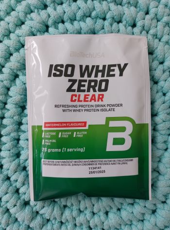 Iso whey zero protein CLEAR (watermelon) 25 g – BiotechUSA