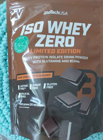 Proteinový prášek Iso Whey Zero (tiramisu) 500 g – BioTechUSA