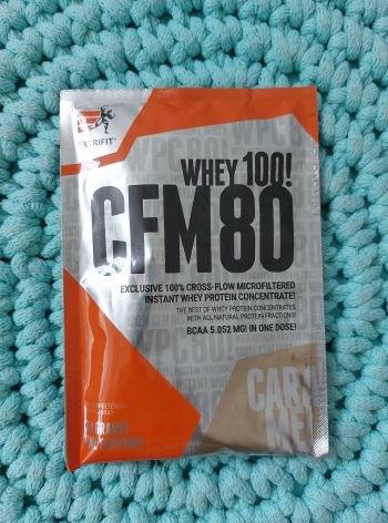 CFM 80 WHEY 100! (caramel) – vzorek 30 g Extrifit