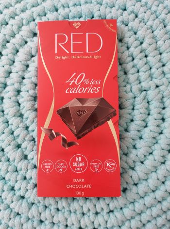 Hořká čokoláda (bez přidaného cukru s erythritolem) 100 g – RED Delight