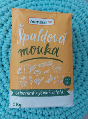 Mouka špaldová celozrnná jemná 1 kg – Nominal (NOVÁ ŠARŽE)