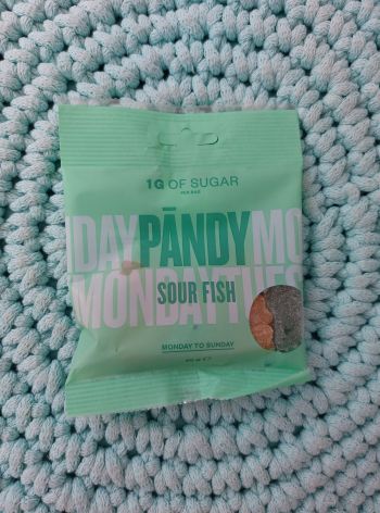 Gumové bonbónky 50 g (kyselé rybičky) – Pandy Candy