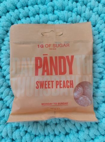 Gumové bonbónky 50 g (s příchutí broskve) – Pandy Candy
