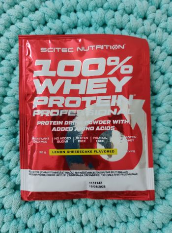 100% whey protein (lemon cheesecake) 30 g – Scitec Nutrition