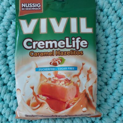VIVIL bonbony Cremelife KARAMEL – LÍSKOVÝ OŘÍŠEK 110 g – sugar free