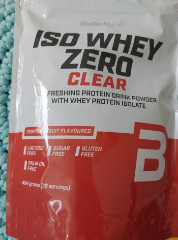 Iso whey zero protein CLEAR (tropical fruit) 454 g – BiotechUSA