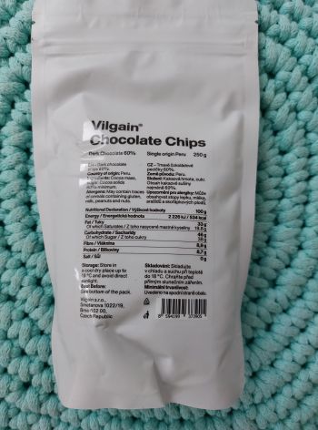 Čokoládové pecičky (60% kakaa) 250 g – Vilgain