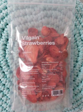 Lyofilizované (sušené mrazem) jahody 45 g – Vilgain