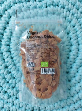 Kokosové chipsy PERNÍK 60 g – Vilgain