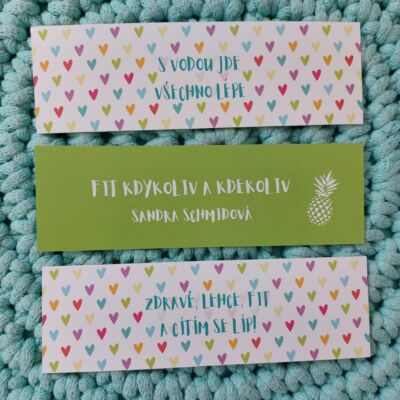 Záložky FIT KDYKOLIV A KDEKOLIV (nejen) do kuchařky (3 ks v sadě)