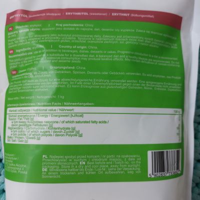 Erythritol 1 kg – Allnutrition