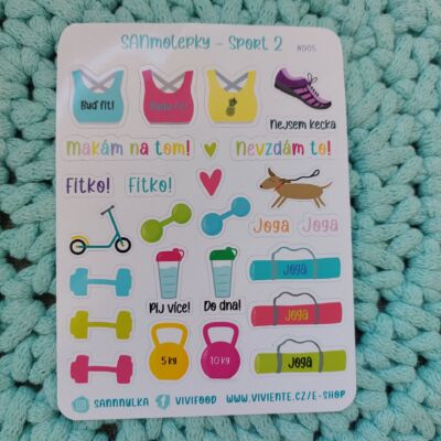 SANmolepky – sport 2 (do diáře, notýsku…)