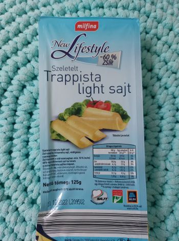 Sýr Trappista light plátky 125 g g – New Lifestyle Milfina (JEN OSOBNÍ ODBĚR)