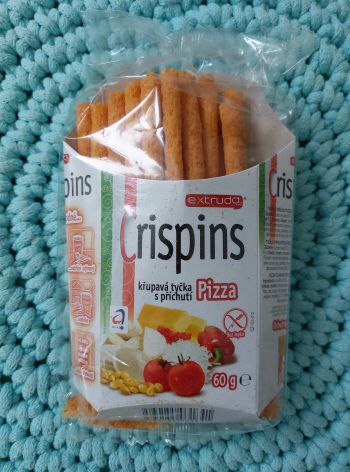 Crispins křupavé tyčky Extrudo – pizza 60 g