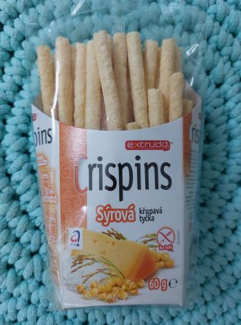 Crispins křupavé tyčky Extrudo – sýrové 60 g