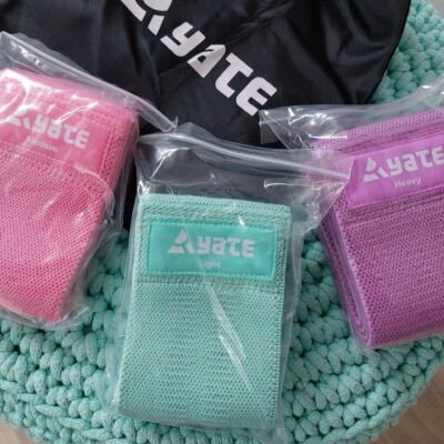 Posilovací gumy 3 ks různé obtížnosti – v sáčku