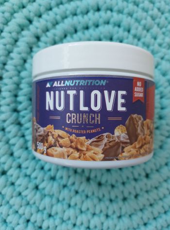 Arašídový kakaový krém NUTLOVE Choco Crunch 500 g – Allnutrition