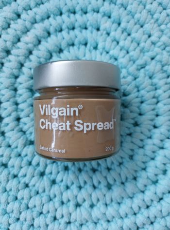 Vilgain Cheat Spread ⁠(slaný karamel) –⁠ 100% přírodní ořechové máslo s proteinem 200 g